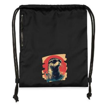 Seal - Gymsac made from recycled material - black - Front