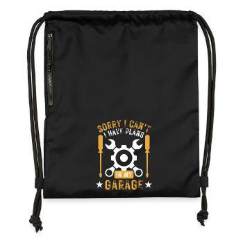 Craftsmen Craftsmen Do-it-Yourselfers - Gymsac made from recycled material - black - Front