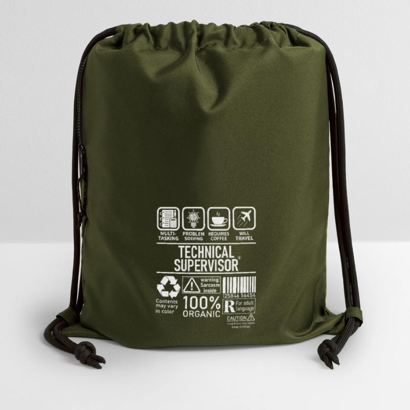 Technical Supervisor multi tasking problem solving Turnbeutel aus Recycling-Material