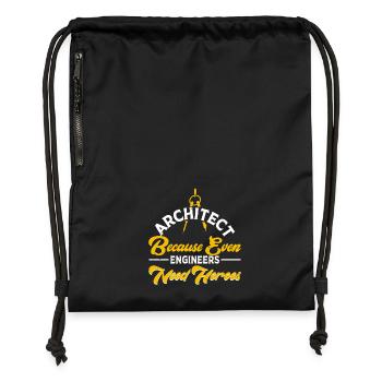 Architect - Gymsac made from recycled material - military green - Front