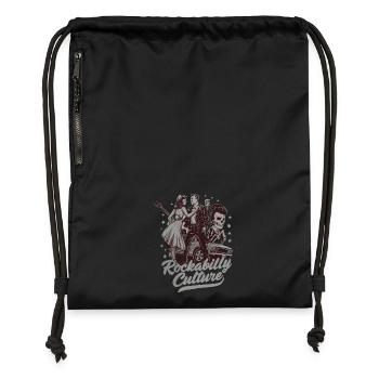 Rockabilly Culture Retro Musikstil - Turnbeutel aus Recycling-Material - Schwarz - Vorne