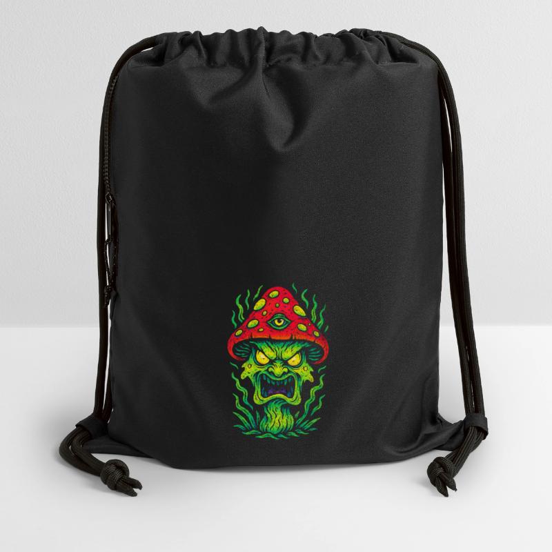 Psycho Toadstool with Third Eye Gymsac made from recycled material