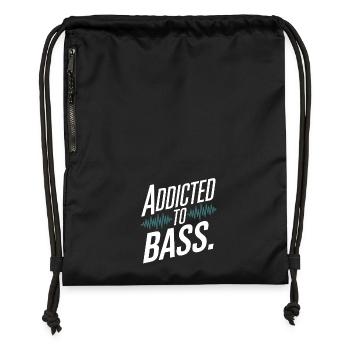 Basse, Guitariste, Musicien, Matériel, Funk, Rock, Jazz - Sac à cordon en polyester recyclé - military green - Devant