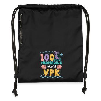 100 Fascinating Days Vpk - Gymsac made from recycled material - black - Front