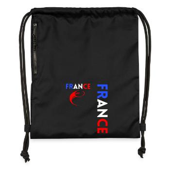 Rugby Player Fan Rugby Supporter Rugby France - Gymsac made from recycled material - black - Front
