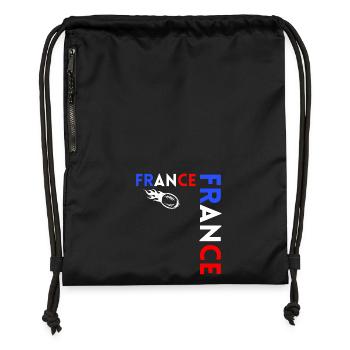 Rugby Player Fan Rugby Supporter Rugby France - Gymsac made from recycled material - military green - Front