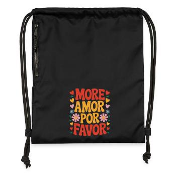 Plus d’articles pour Favor Love Spanish Valentine Day - Sac à cordon en polyester recyclé - noir - Devant