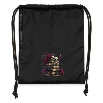 Dark Romance Booktok - Gymsac made from recycled material - black - Front