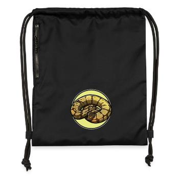 Ball Python King Python King Python - Gymsac made from recycled material - military green - Front