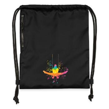 Artistic Gymnastics Rings Artistic Gymnastics - Gymsac made from recycled material - black - Front
