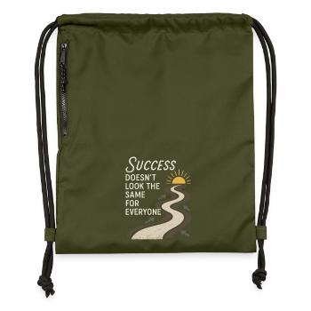 Personnel pour l'enseignant en éducation alternative Deuxième - Sac à cordon en polyester recyclé - military green - Devant