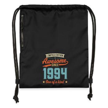 Awesome Since 1994 - Gymsac made from recycled material - black - Front