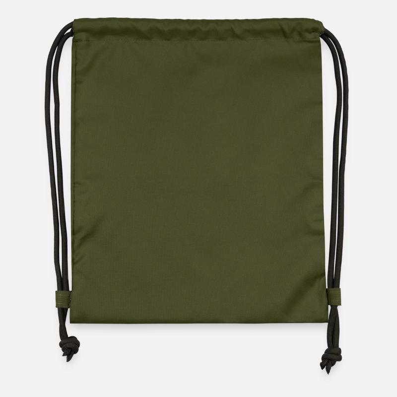 Roi du gril – Design de barbecue rétro Sac à cordon en polyester recyclé