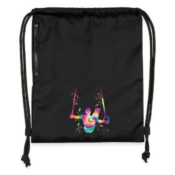 Artistic Gymnastics Rings Artistic Gymnastics - Gymsac made from recycled material - black - Front