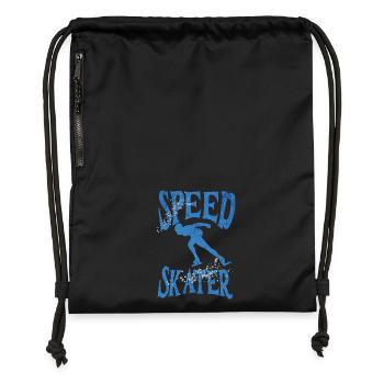 Speed Skater Speed Skating Shirt - Gymsac made from recycled material - black - Front