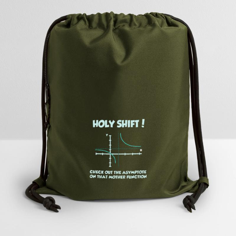 Math Math Math Professeur de mathématiques Mathématicien Sac à cordon en polyester recyclé