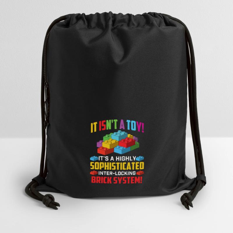 Sophisticated Interlocking Brick System Humor Gymsac made from recycled material