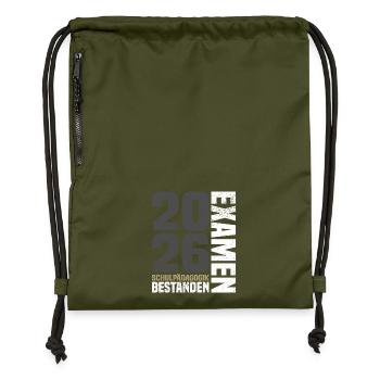 Examen Schulpädagogik 2026 - Turnbeutel aus Recycling-Material - military Green - Vorne