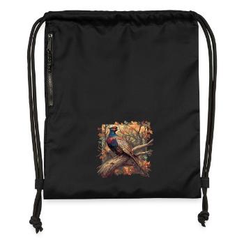 Pheasants Pheasant - Gymsac made from recycled material - black - Front