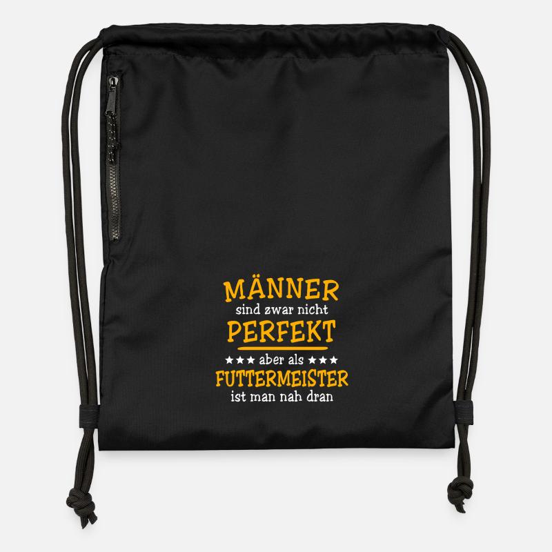 Dictons de Futtermeister - Sac à cordon en polyester recyclé - noir