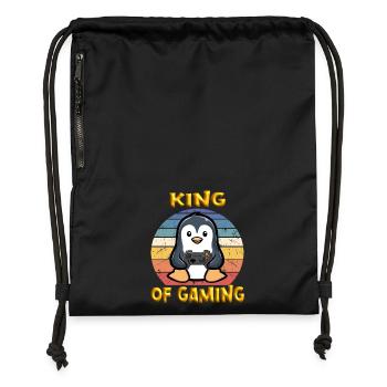 ROI DU JEU - Sac à cordon en polyester recyclé - noir - Devant