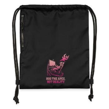 Apex Escape Neon Gamer - Gymsac made from recycled material - black - Front