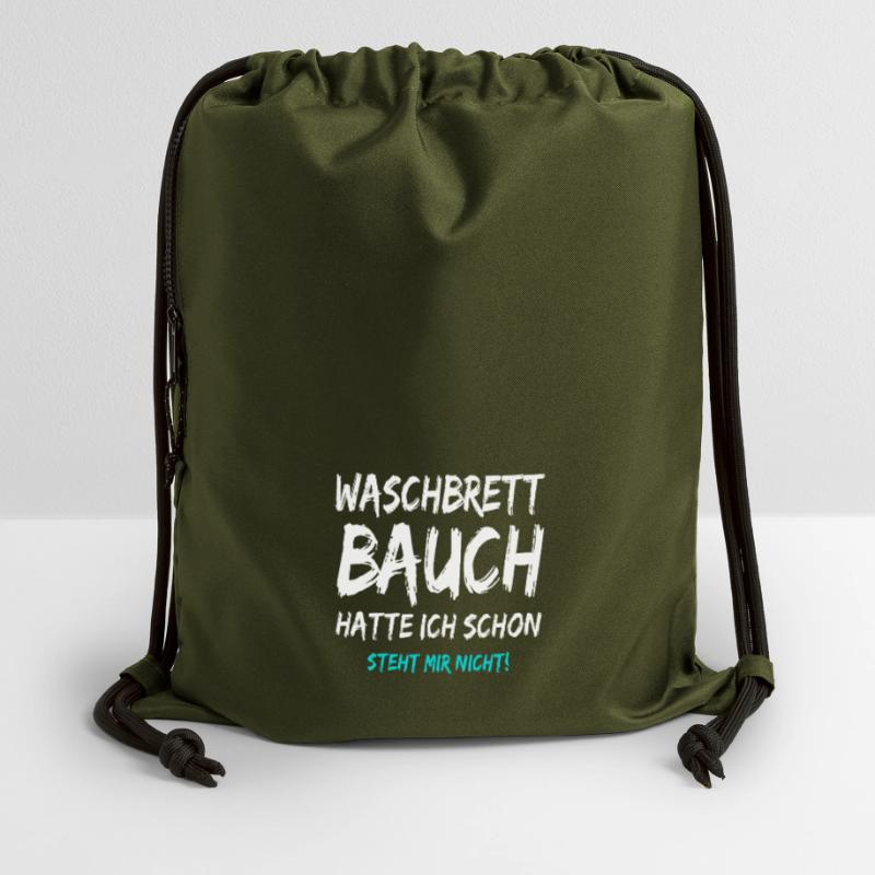 J’avais déjà des abdos en six-pack, ça ne me va pas ! Sac à cordon en polyester recyclé
