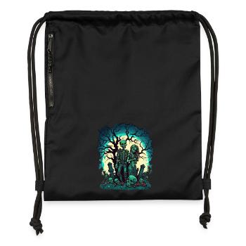 Valentine Zombie Love - Gymsac made from recycled material - black - Front
