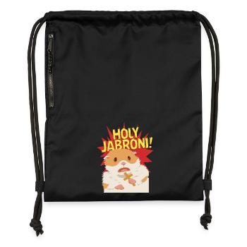 Holy Jabroni - Gymsac made from recycled material - black - Front