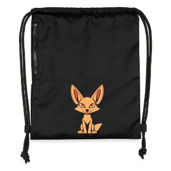 jackal - Gymsac made from recycled material - black - Front