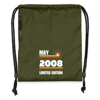 Édition Limitée 2007 18ème Cadeau d’Anniversaire - Sac à cordon en polyester recyclé - military green - Devant
