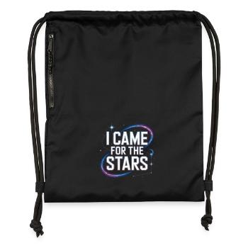 Astronomer Galaxy Outerspace Universe Astronomy - Gymsac made from recycled material - black - Front