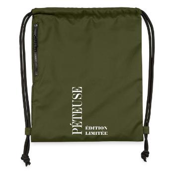 farting - Gymsac made from recycled material - military green - Front