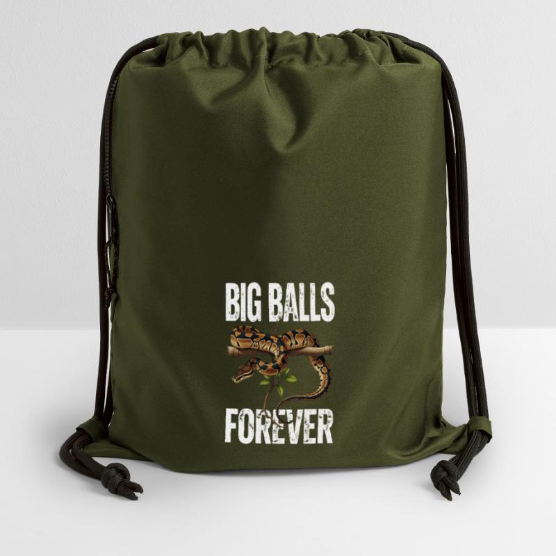 Python roi Serpents Amateurs de terrarium Python Sac à cordon en polyester recyclé