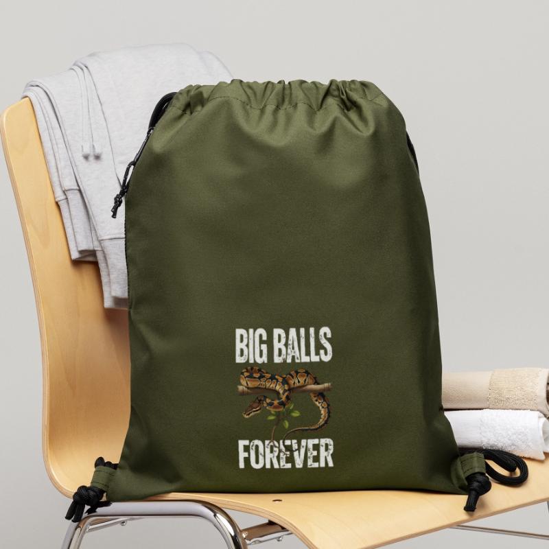 Python roi Serpents Amateurs de terrarium Python Sac à cordon en polyester recyclé