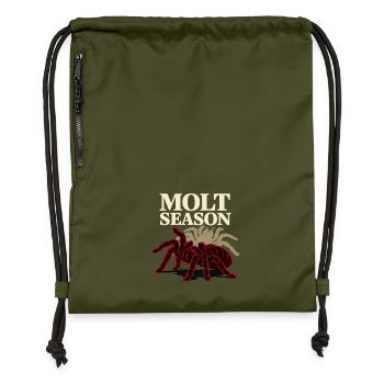 Tarantula Tarantula Holder Spider Owner - Gymsac made from recycled material - military green - Front