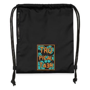 Tropical Tahiti Summer Island Vibes Graphic - Turnbeutel aus Recycling-Material - Schwarz - Vorne