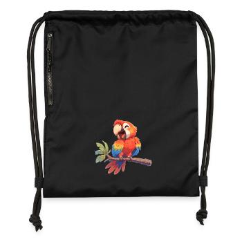 Macaw's Era - Gymsac made from recycled material - black - Front