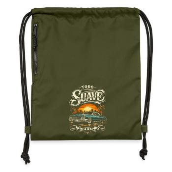Lowrider Auto Todo Suave Nunca Rapido - Turnbeutel aus Recycling-Material - military Green - Vorne