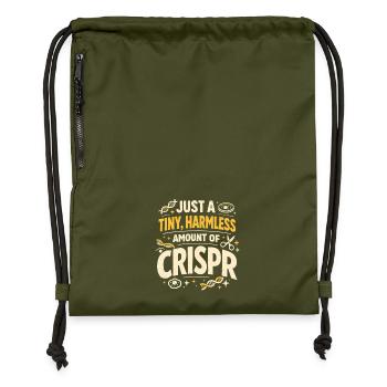 Ein Hauch CRISPR | Genetik Humor - Turnbeutel aus Recycling-Material - military Green - Vorne