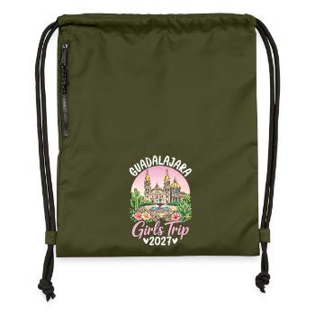 Guadalajara Girls Trip - Turnbeutel aus Recycling-Material - military Green - Vorne