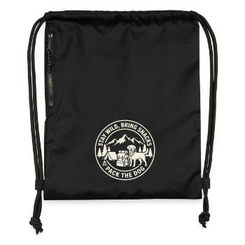Stay Wild Bring Snacks Pack The Dog Design - Gymsac made from recycled material - military green - Front