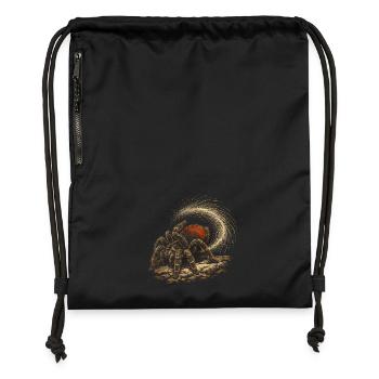 Tarantula - Gymsac made from recycled material - black - Front