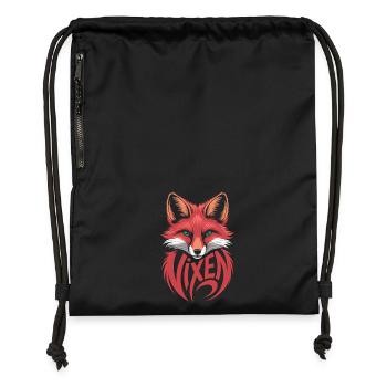 Vixen Fuchs Shirt - Stylisch Vixen Motiv Geschenk - Turnbeutel aus Recycling-Material - Schwarz - Vorne