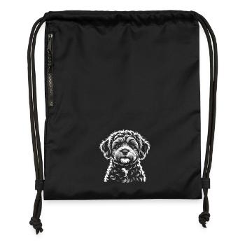 Maltipoo - Turnbeutel aus Recycling-Material - military Green - Vorne