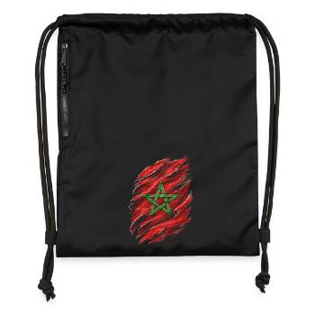 Moroccan Moroccan Moroccan - Gymsac made from recycled material - black - Front