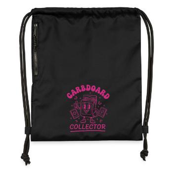 Carbboard Collector Trading Card Binder Fan - Gymsac made from recycled material - black - Front