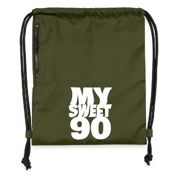Suess 90 - Gymsac made from recycled material - military green - Front