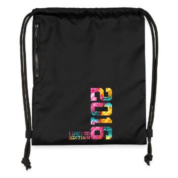 10. GEBURTSTAG LIMITED EDITION 2016 - Turnbeutel aus Recycling-Material - Schwarz - Vorne