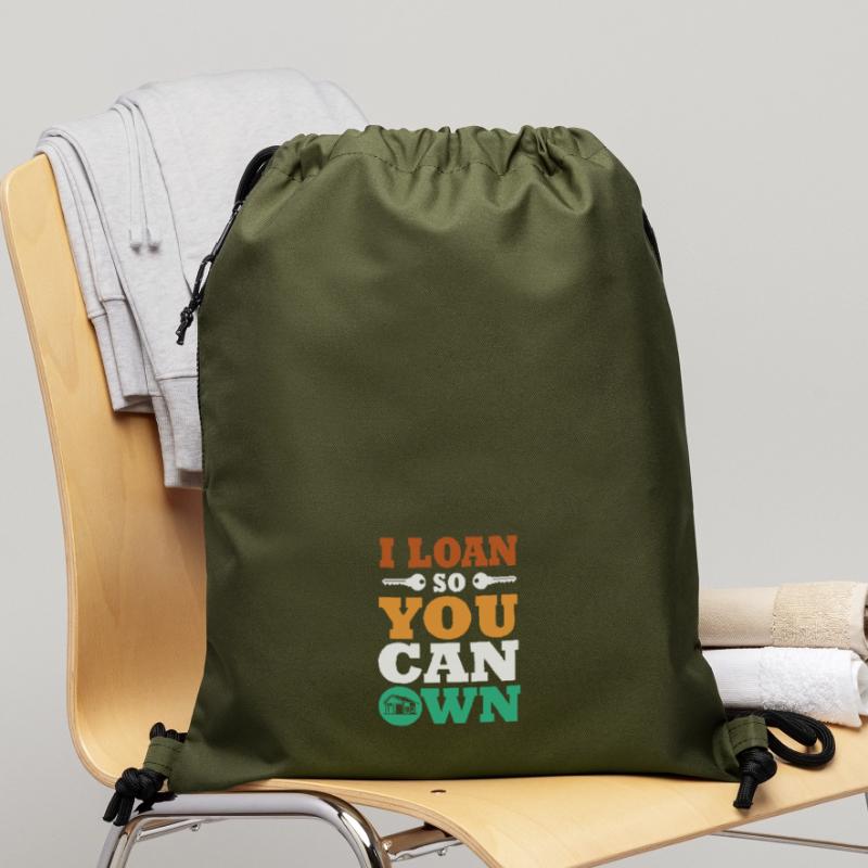 Hypothèque Dette de copropriété Sac à cordon en polyester recyclé